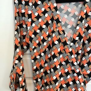 Julie Brown Wrap Dress. Size Medium